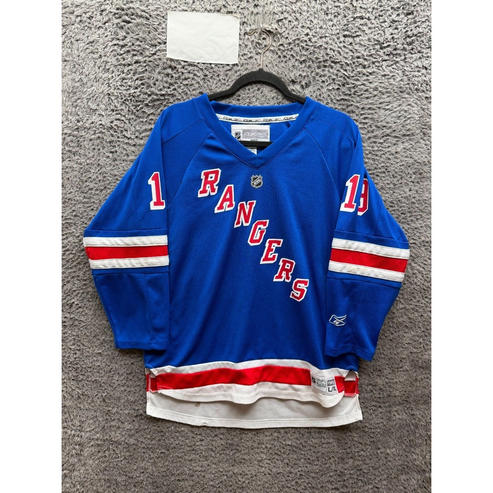Vintage Reebok NHL New York Rangers Scott Gomez #19 Jersey Youth Size L/XL
